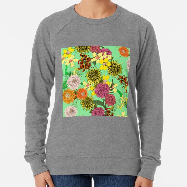 Beautiful Floral design Lightweight Sweatshirt