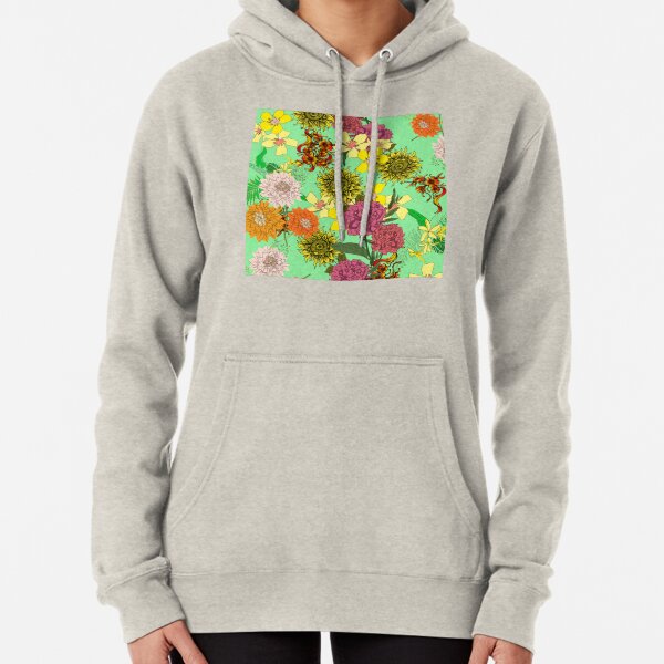 Beautiful Floral design Pullover Hoodie