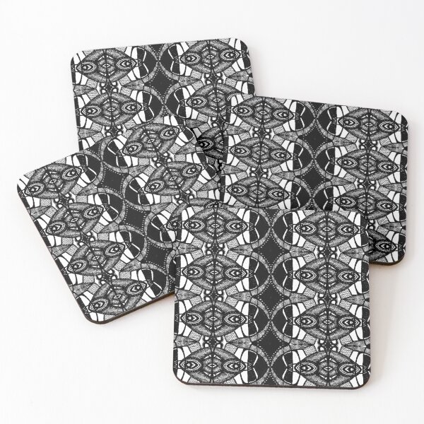 Item preview, Pangol African Wax Style Fabric Design  Black & White designed and sold by Tony Cisse.