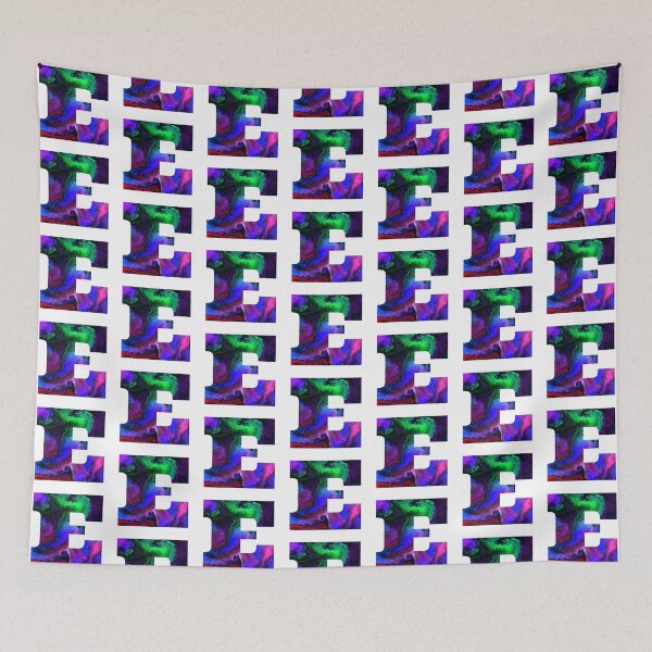Item preview, Letter E - Cosmic Tie Dye  designed and sold by royrahul.