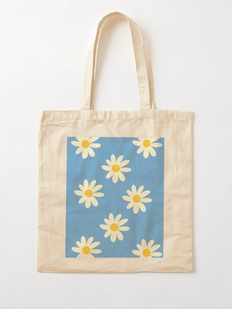 トートバッグ [ARCHIVEPKE] Daisy tote bag : Moon blue, Cream トートバッグ [ARCHIVEPKE] Daisy tote bag : Moon blue, Cream