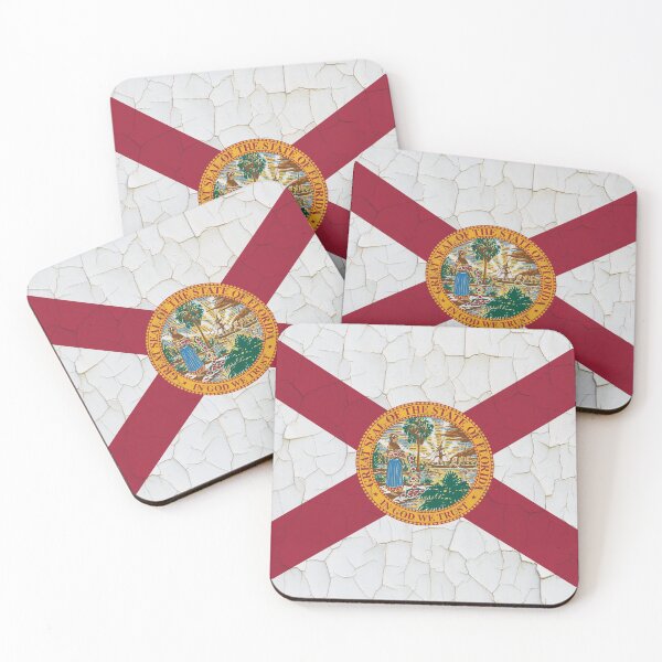 Item preview, Florida Flag Grunge Wall  designed and sold by TRowanDesign.