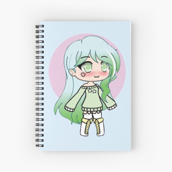 Cookie Gacha Life Spiral Notebook Ruled Line 