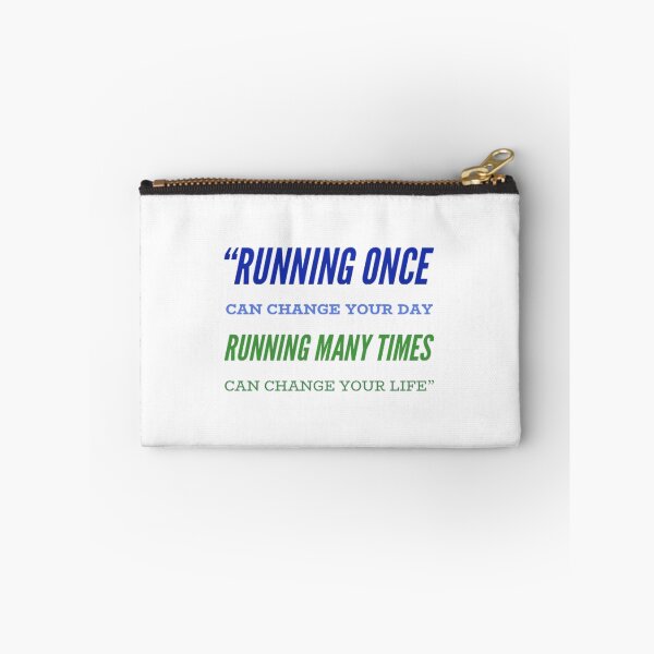 Item preview, Run Once Change Your Life Motivational Quote designed and sold by CertifiedRunner.