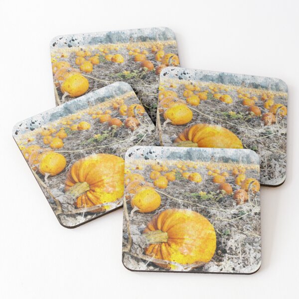 Item preview, Pumpkin Patch Watercolor designed and sold by TwoSmallPtatoes.