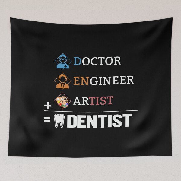 Item preview, Dentist Doctor Engineer Artist Dentist Teeth designed and sold by Two Left Hands Design.