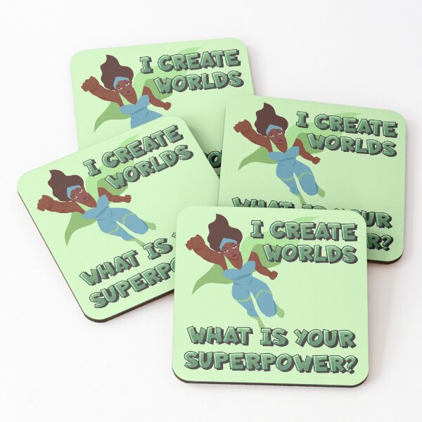 Item preview, I create worlds. What is your superpower? designed and sold by CMB-Editing.