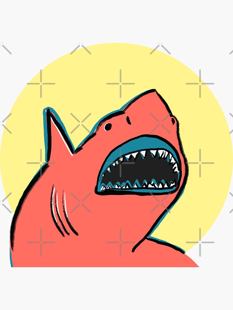 Cute Shark Waving by witandwhimsey