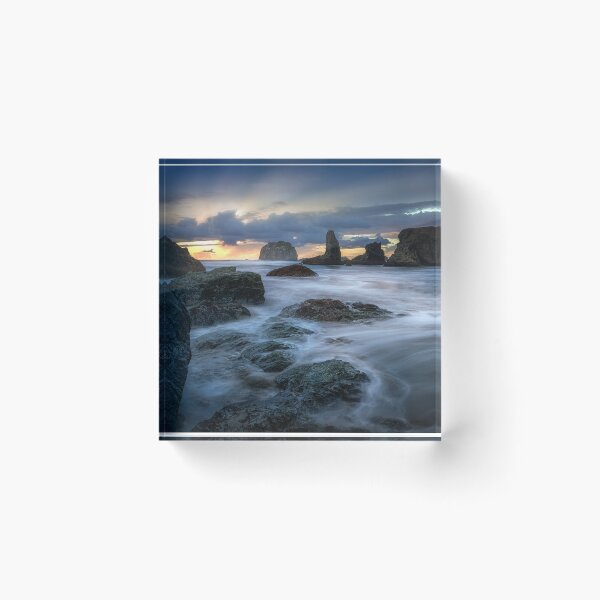 Item preview, Breathtaking Face Rock Beach Bandon Oregon Sunset designed and sold by MarniePatchett.