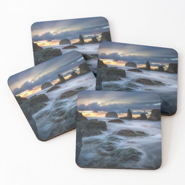 Item preview, Breathtaking Face Rock Beach Bandon Oregon Sunset designed and sold by MarniePatchett.