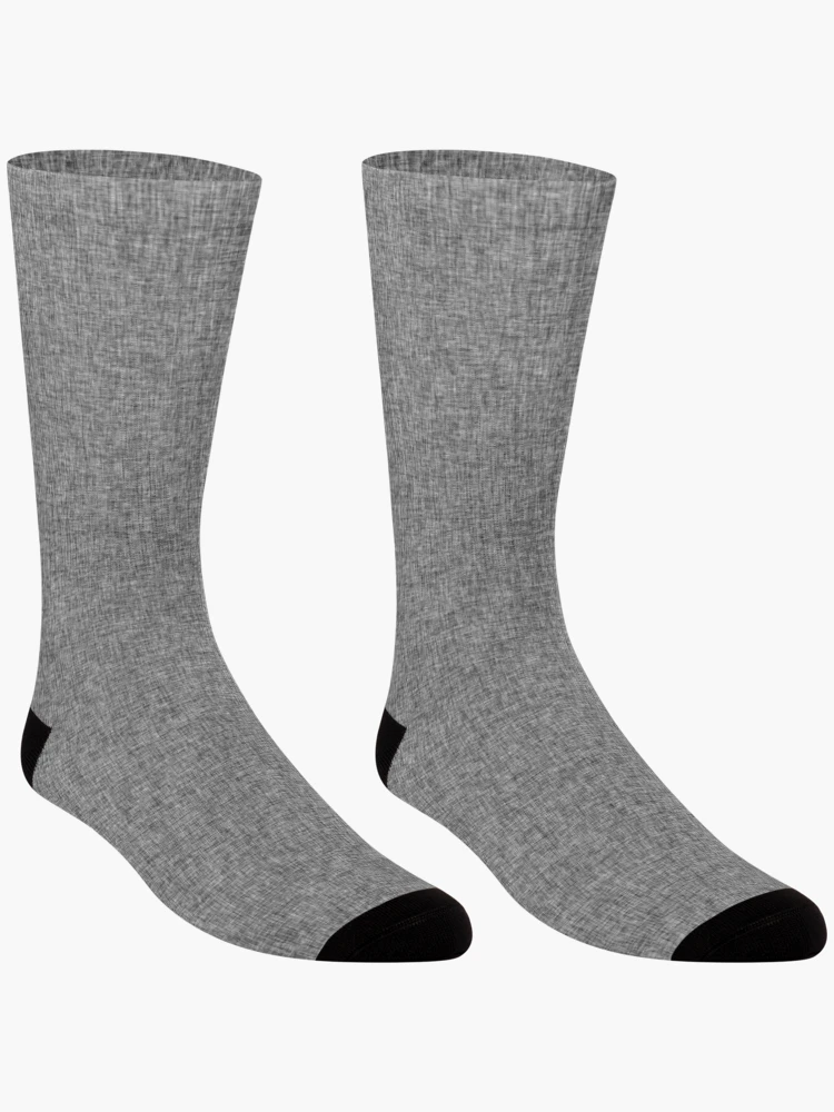Thumbnail 3 of 5, Socks, Gray Fiber Texture designed and sold by DesignCodeStore.