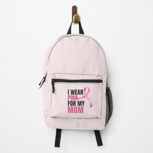 Item preview, I wear pink for my mom with black and pink type designed and sold by dana-mie.