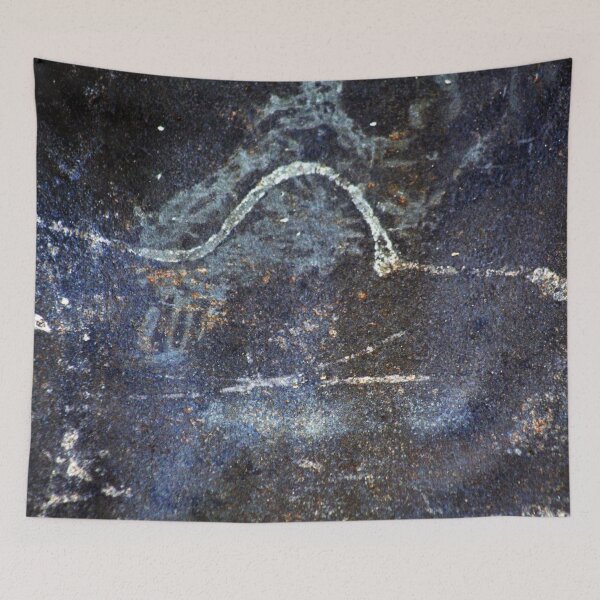 Item preview, Abstract Painting on Rusty Metal designed and sold by Anna Lemos.