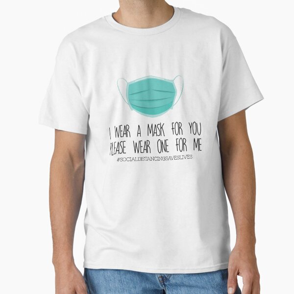 Item preview, Please Wear A Social Distancing Hygiene Mask designed and sold by Two Left Hands Design.