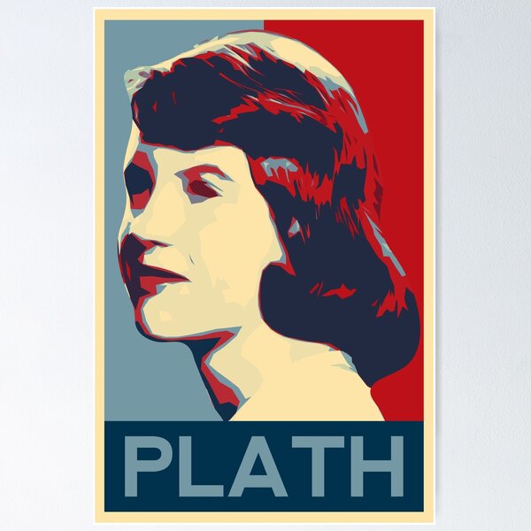 Item preview, Sylvia Plath poster designed and sold by SozioN.