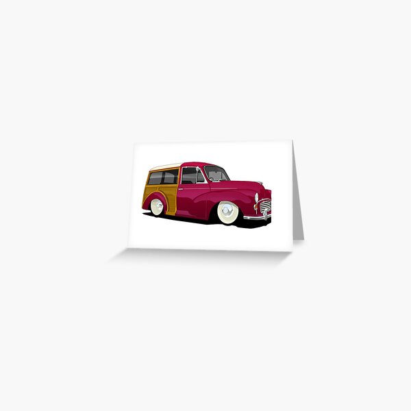 Morris Minor Traveller Greeting Card