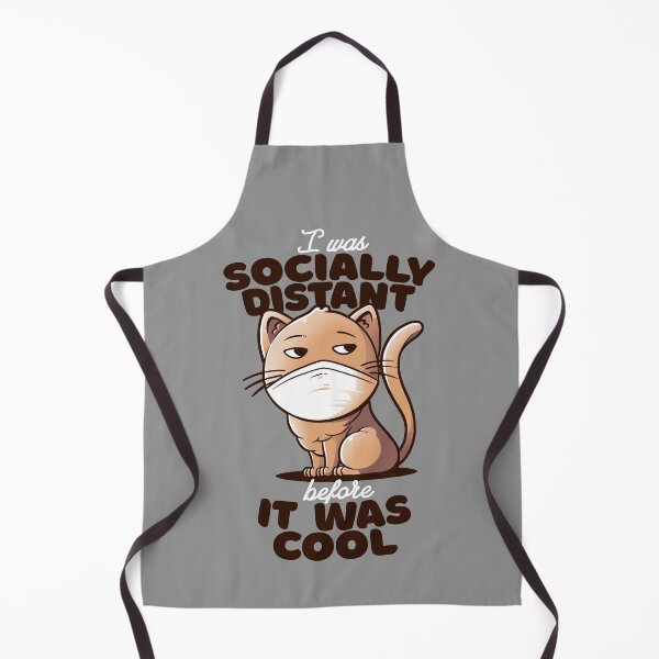 Item preview, Socially Distant Cat designed and sold by EduEly.