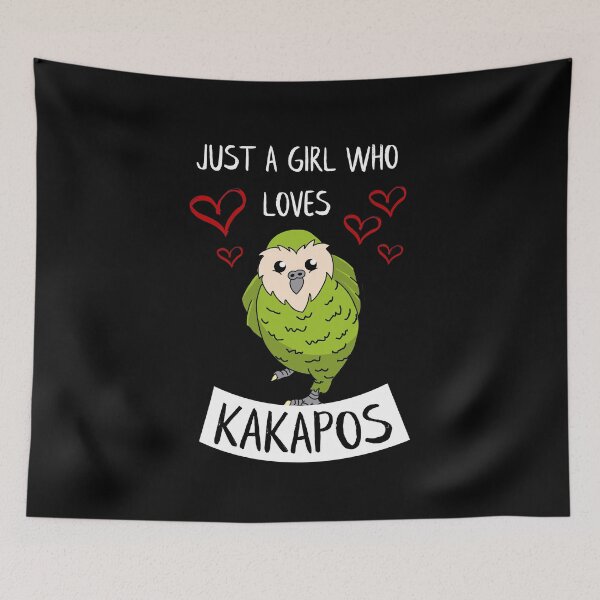 Item preview, Just a Girl who Loves Kakapos Gift for Parrot Lovers Gift designed and sold by Rzelemenz.