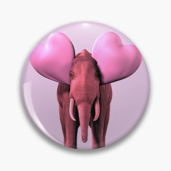 Item preview, Romantic Pink Elephant designed and sold by Mythos57.