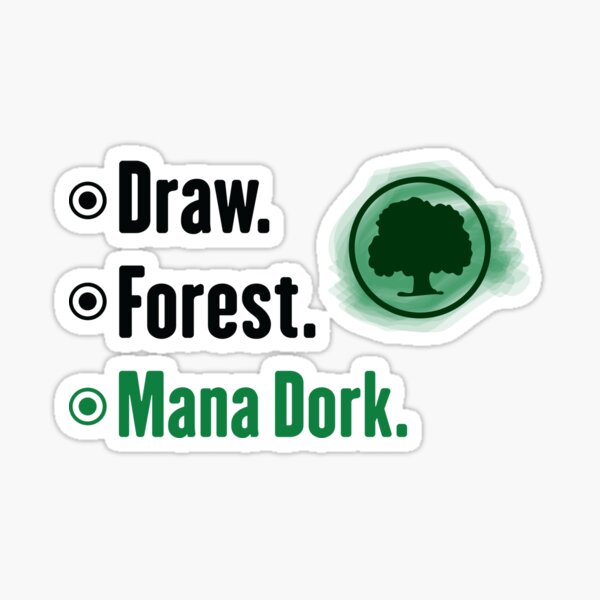 Item preview, MTG Forest | Magic the Gathering designed and sold by WaitingWarrior.