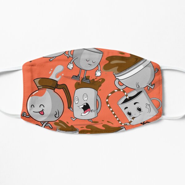Funny Coffee Cups Mask