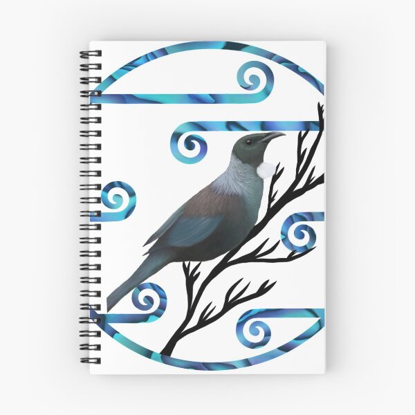 Item preview, Tui koru Paua designed and sold by Mayakiwi.
