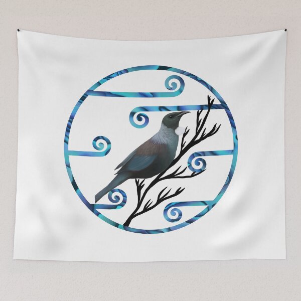 Item preview, Tui koru Paua  designed and sold by Mayakiwi.
