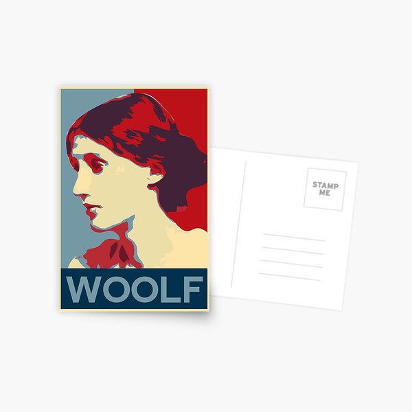 Virginia Woolf poster Postcard