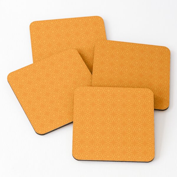 Item preview, Geometric Flower Pattern Orange designed and sold by Scottees.