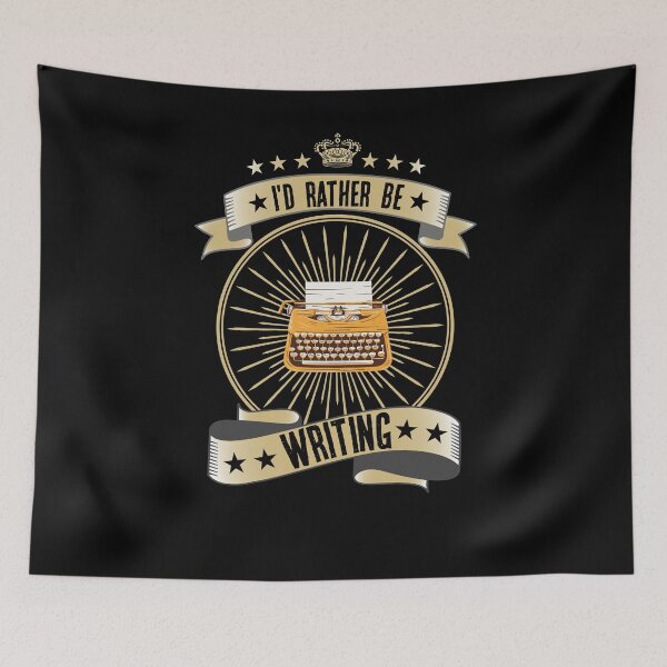 Item preview, I'd Rather Be Writing author gift writers gifts designed and sold by Grimbart.