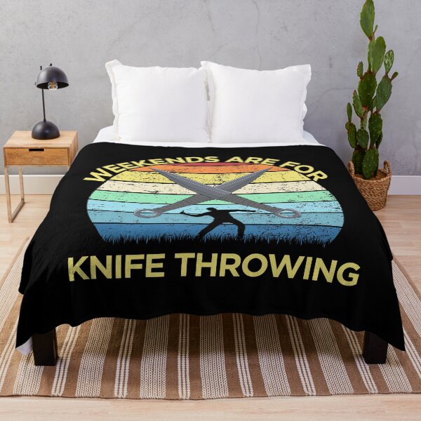 Item preview, Weekends Are For Knife Throwing graphic designed and sold by jakehughes2015.
