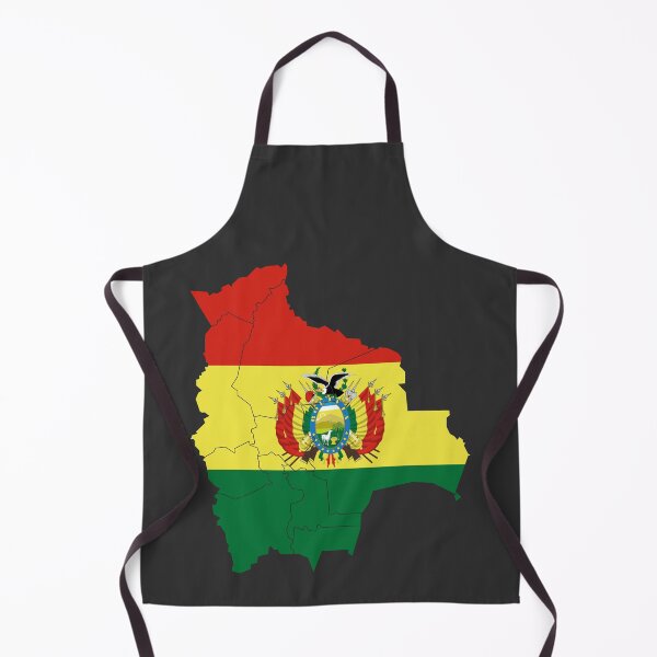 Item preview, Bolivia Flag Map with regions designed and sold by Alo.