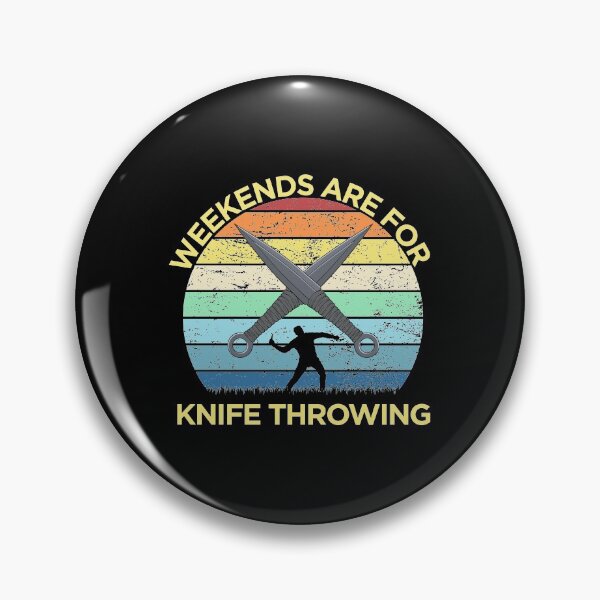 Item preview, Weekends Are For Knife Throwing graphic designed and sold by jakehughes2015.
