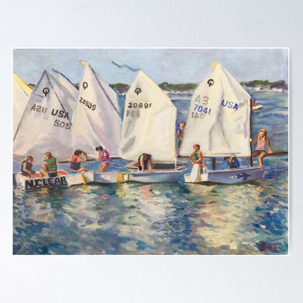 Item preview, Summer Sailing, Clear Lake, Iowa designed and sold by RothOils.