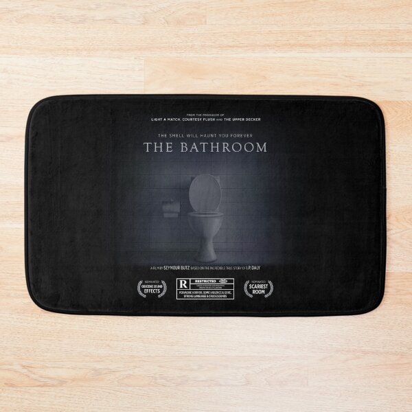 Item preview, The Bathroom Funny Horror Movie Poster Sign designed and sold by BrianSmith84.
