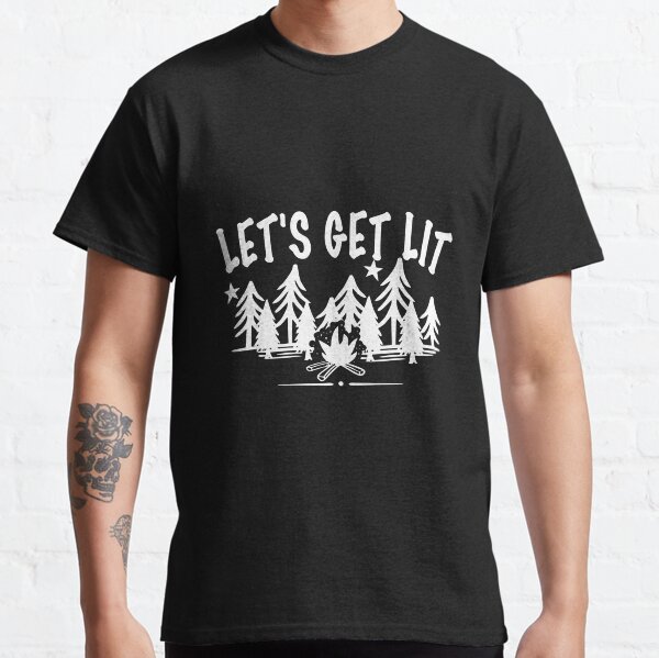 Outdoor Lover Let's Get Lid At The Campfire Classic T-Shirt