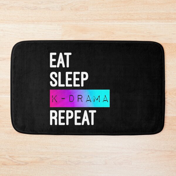 Item preview, Eat Sleep K-Drama Repeat designed and sold by Desznr.