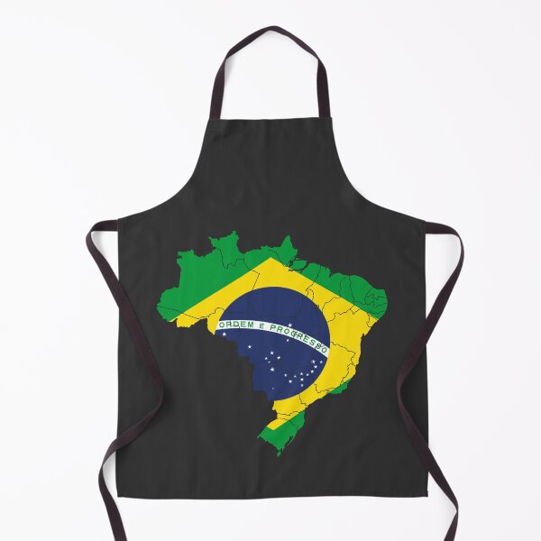 Item preview, Brazil Flag Map with regions designed and sold by Alo.