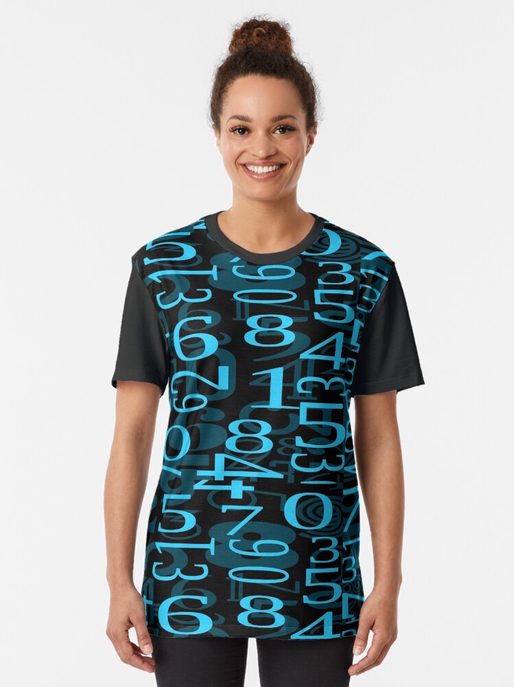 Alternate view of Numbers Graphic T-Shirt