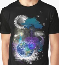 Cosmic geometric peace Graphic T-Shirt