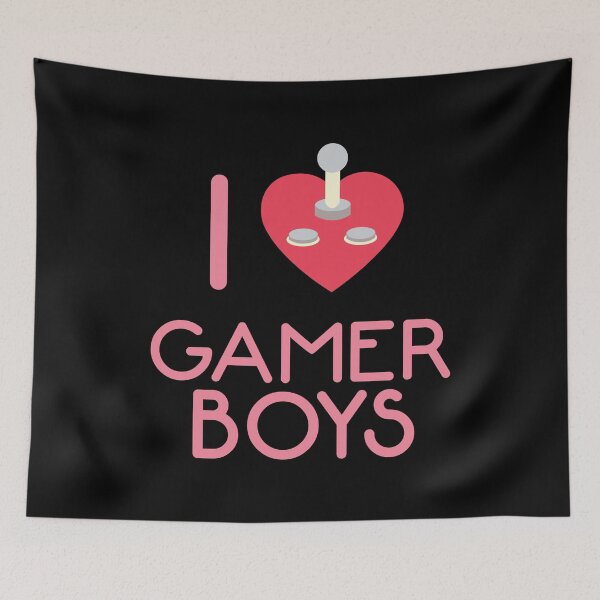 Item preview,  I LOVE GAMER BOYS  designed and sold by Dwarf-Monkey.