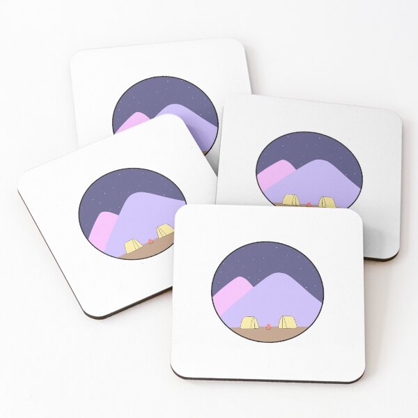 Item preview, Camping illustration sticker designed and sold by daenyses.