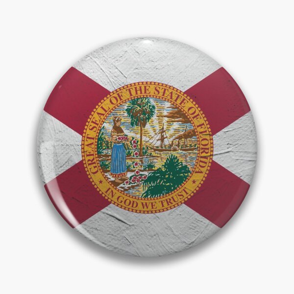 Item preview, Florida Flag Wall  designed and sold by TRowanDesign.