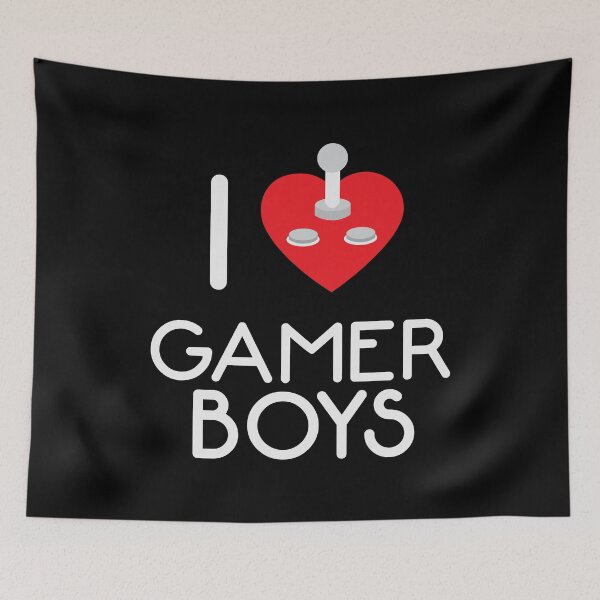 Item preview, I LOVE GAMER BOYS  designed and sold by Dwarf-Monkey.