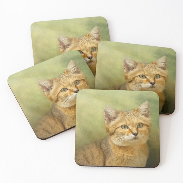 Item preview, Green Eyed Sand Cat designed and sold by Elisabeth Lucas.
