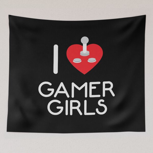 Item preview, I LOVE GAMER GIRLS designed and sold by Dwarf-Monkey.