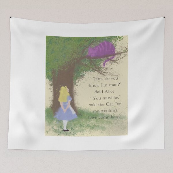 Item preview, Alice in Wonderland with Cheshire Cat designed and sold by ArttHawkes.