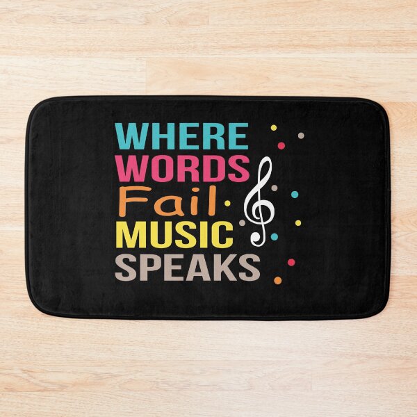 Item preview, Where Words Fail Music Speaks designed and sold by ELAB27.