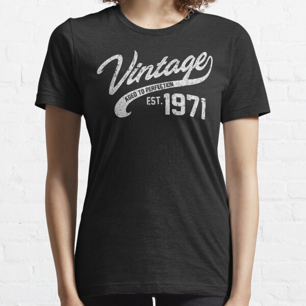 Vintage hecho en 1971 47th Camiseta esencial