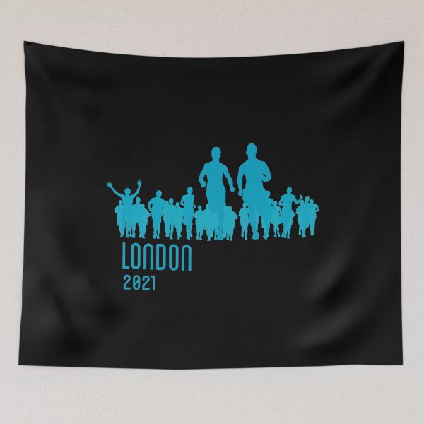 Aperçu de l'œuvre Marathon de Londres 2021 créée et vendue par brizodesign.